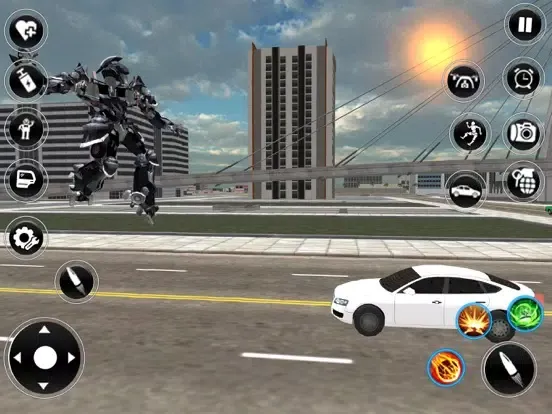Ảnh chụp màn hình của Cargo Robot Hero Gangster Game iPad 